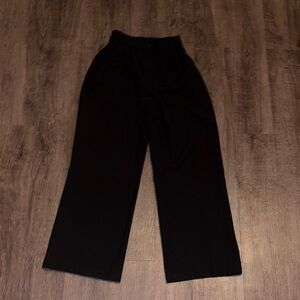 Chic Black Wide-Leg Women's Pants